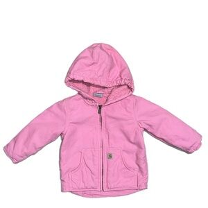 Carhartt Kids Canvas Hooded  pink Jacket